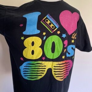 Retro 80's T-Shirt - Black
